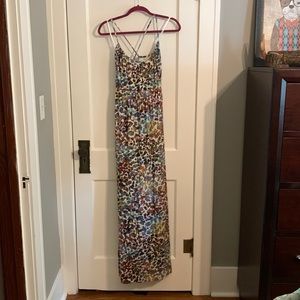 Anthropologie (Deletta brand) maxi dress